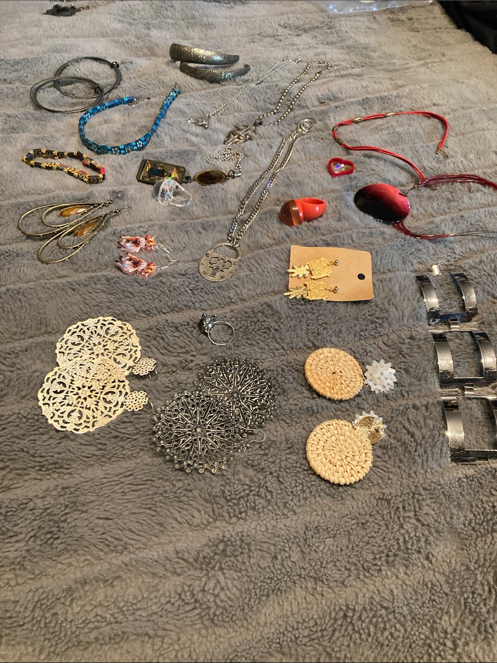 Assorted Women’s Jewelry Set - Multi-Color Earrings & Necklaces
